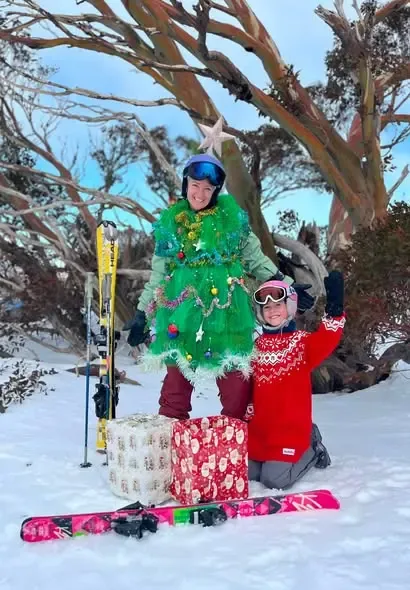 The Christmas in July crew! — Bright July 2026 outdoor moment