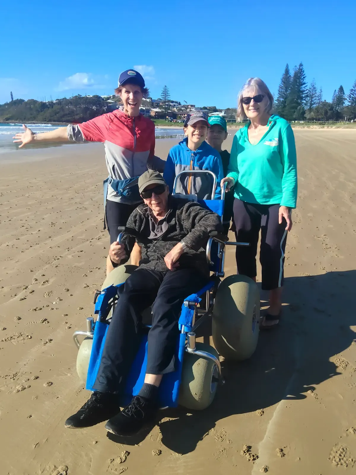 The give it a go crew. — Bright July 2026 outdoor moment