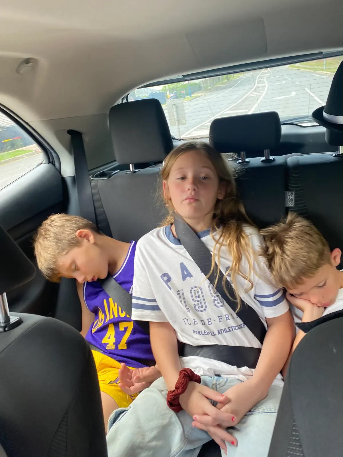 The kiddos — Bright July 2026 outdoor moment